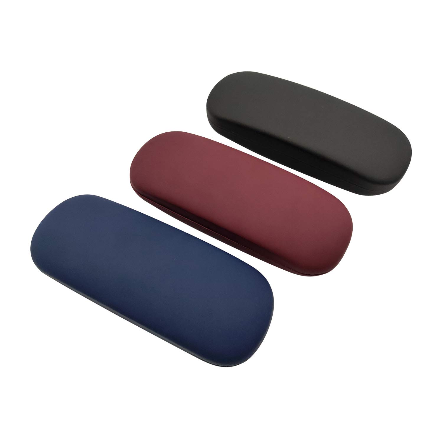 HSYMQ 3Pack Unisex Hard Shell Eyeglasses Protector Cases, Protective Case For Glasses
