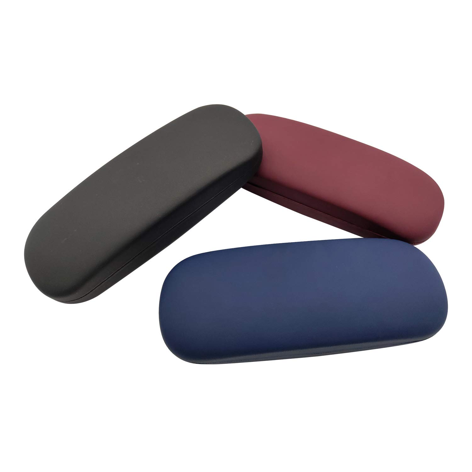 HSYMQ 3Pack Unisex Hard Shell Eyeglasses Protector Cases, Protective Case For Glasses