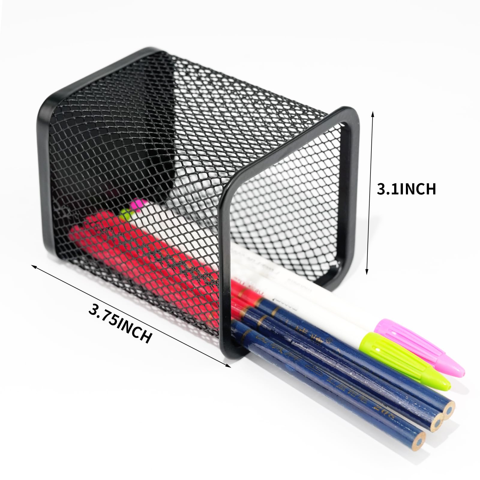 Pen Holder for Desk, Wire Mesh Pencil Cup Holder for Desk Organizer for Office Supplies