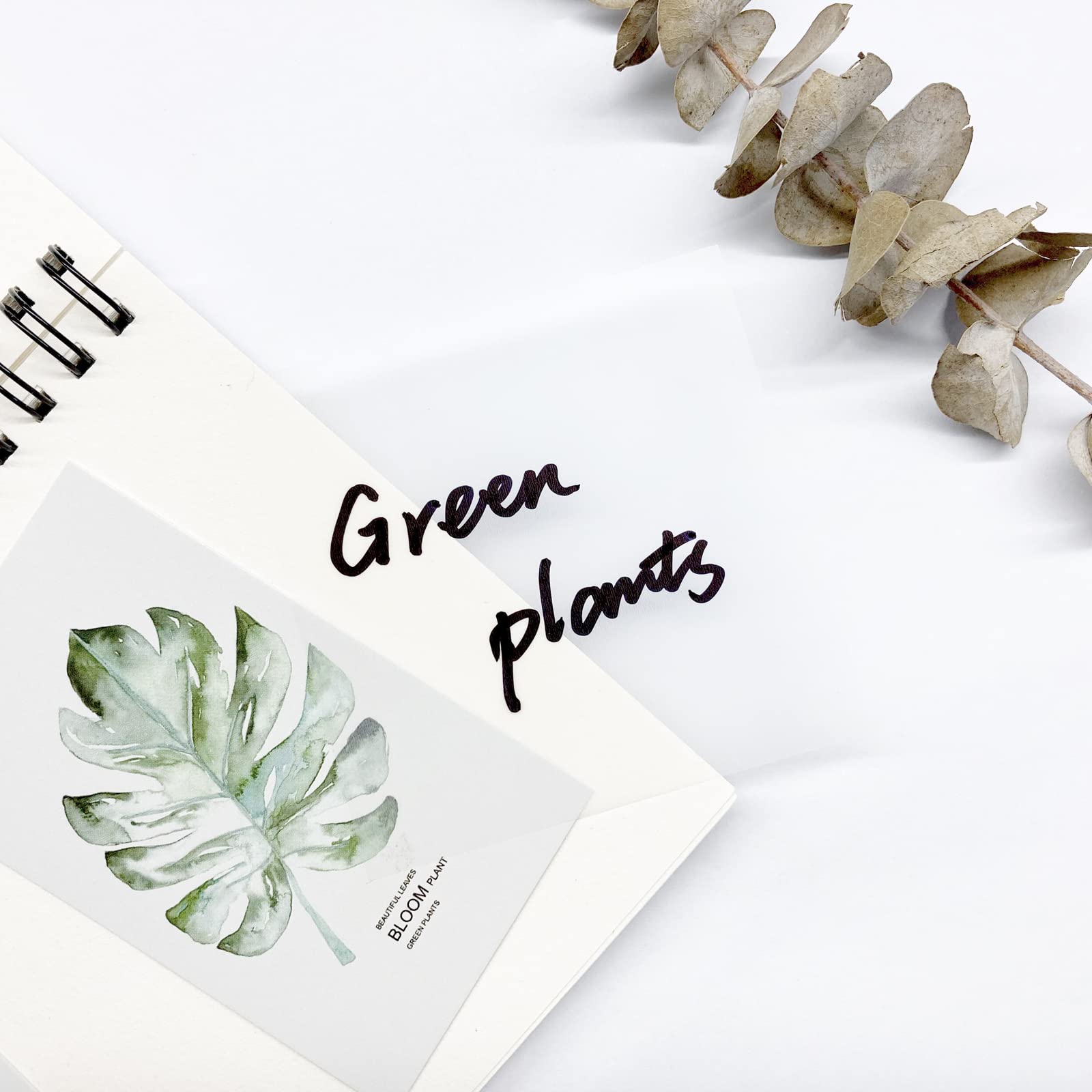 Transparent Sticky Notes, Clear Sticky Notes, 3’’ x 3’’ Translucent Sticky Notes, Waterproof See Through, 300 Sheets
